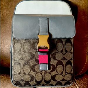 Track Pack In Colorblock Signature Canvas